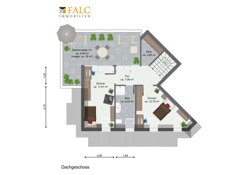 Grundriss DG (3. Etage)