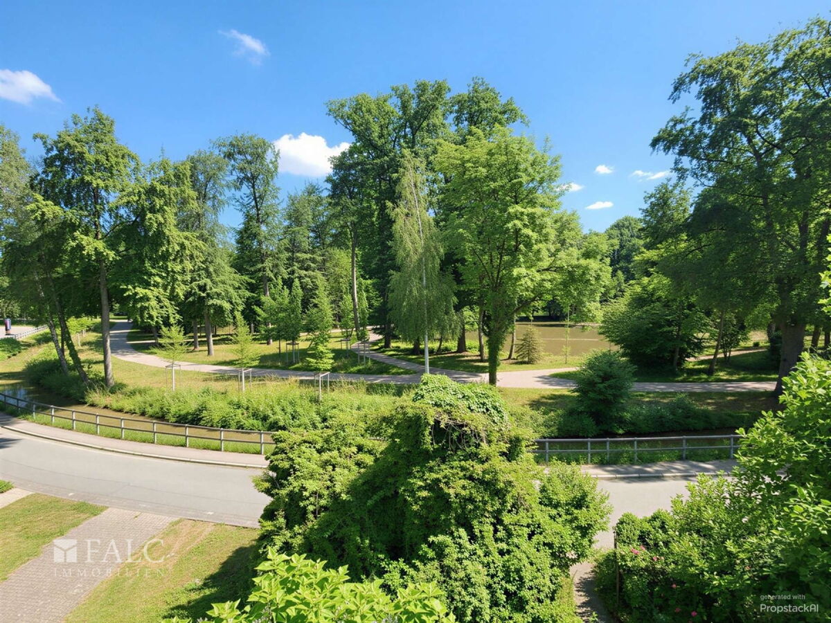 Aussicht zum Ehrlicher Park