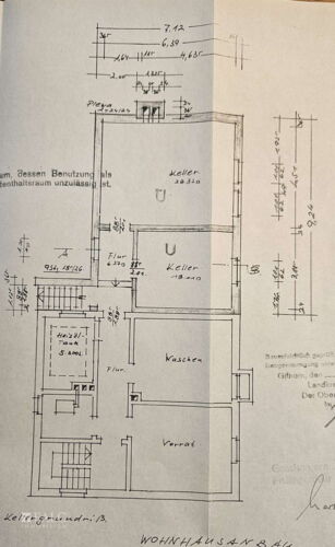 Grundriss Kellergeschoss