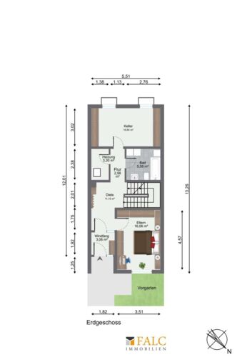Grundriss Erdgeschoss - Keller