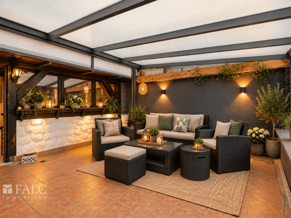 Wintergarten KI generiert