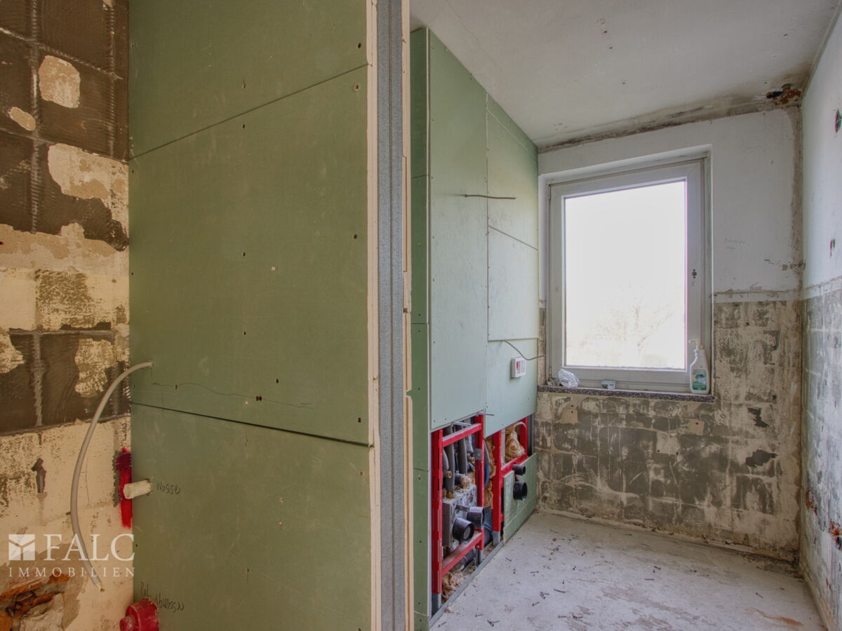 Haus B - vorbereitetes Bad