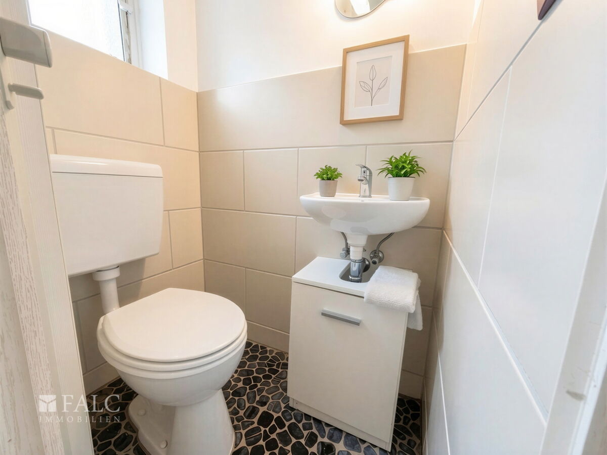 Gäste-WC  im UG Hobbyraum