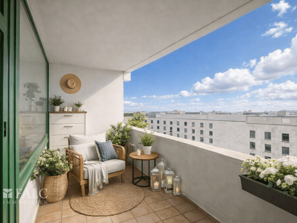 Einrichtungsbeispiel Balkon