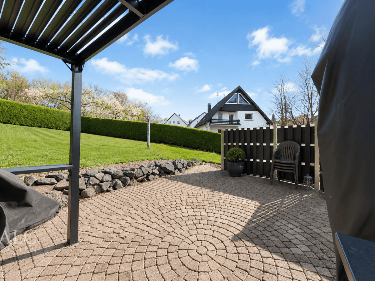 Terrasse oben 