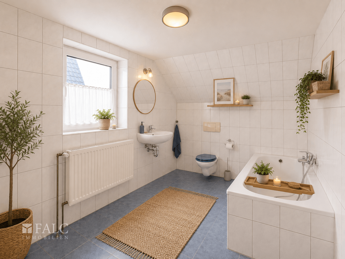 Badezimmer DG virtualisiert