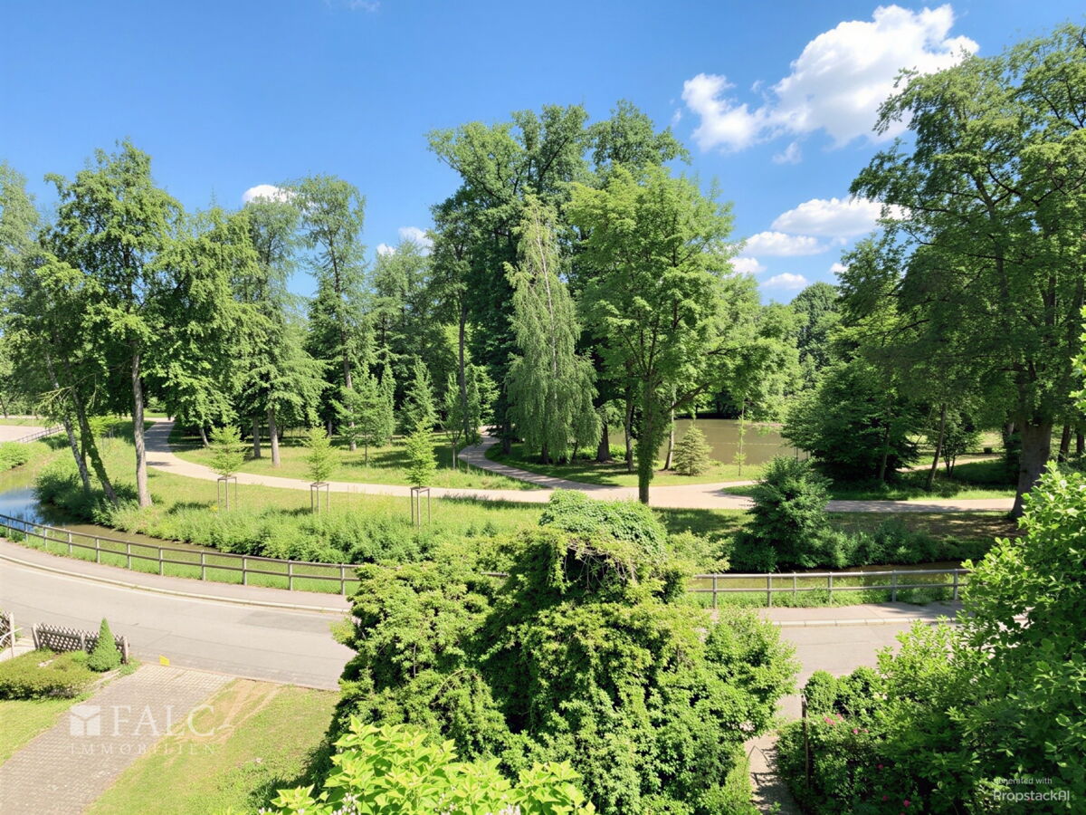 Aussicht zum Ehrlicher Park