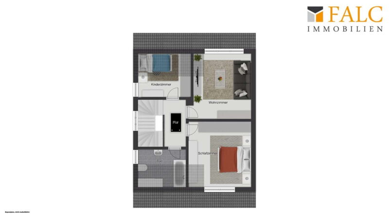 Grundrissplan Obergeschoss
