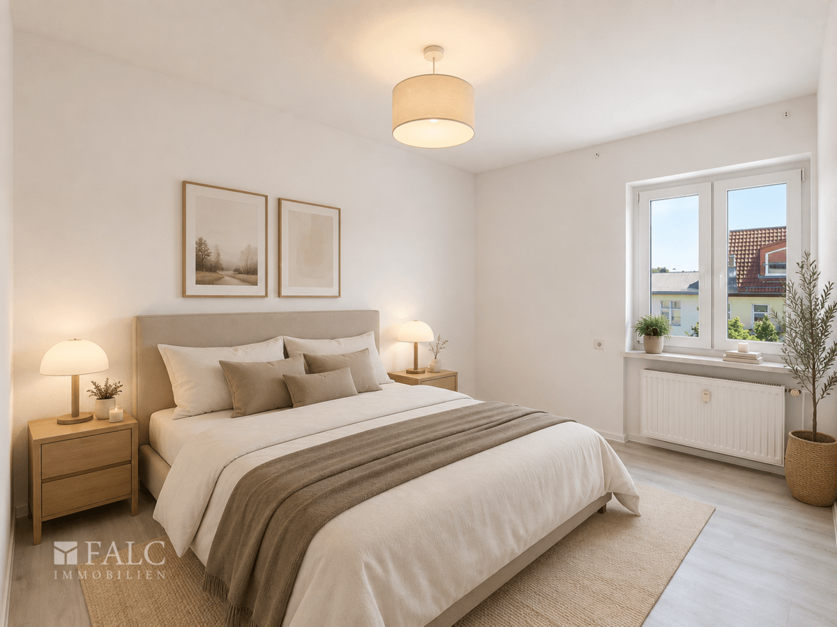 Schlafzimmer virtualisiert