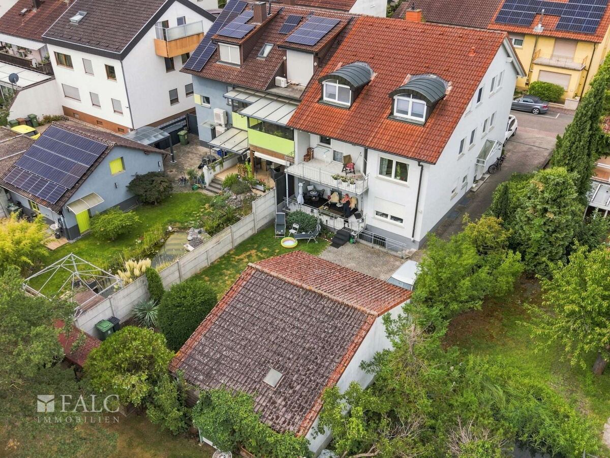 Luftbild Gartenseite