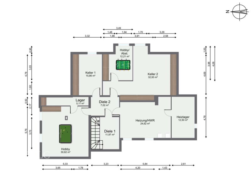 Grundriss UG