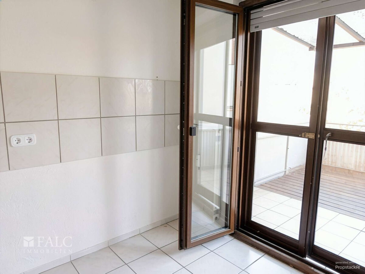 2.OG-Blick zur Terrasse, Küche - (KI generiert)