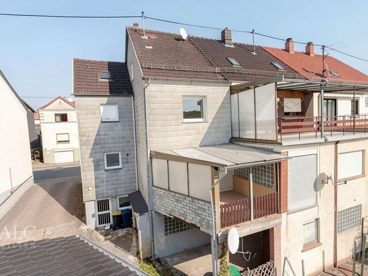 Rückansicht - Balkon