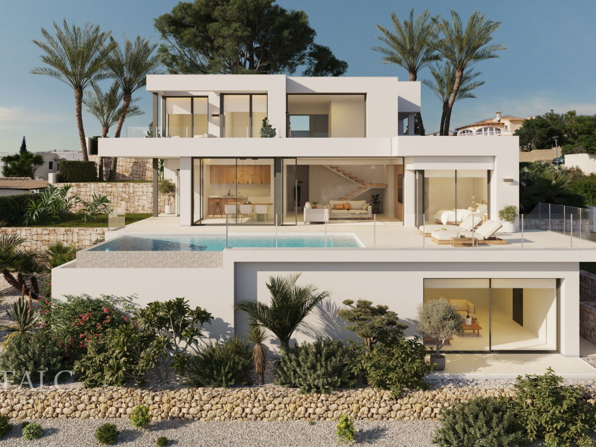 Frontblick Villa Meerseite 3D