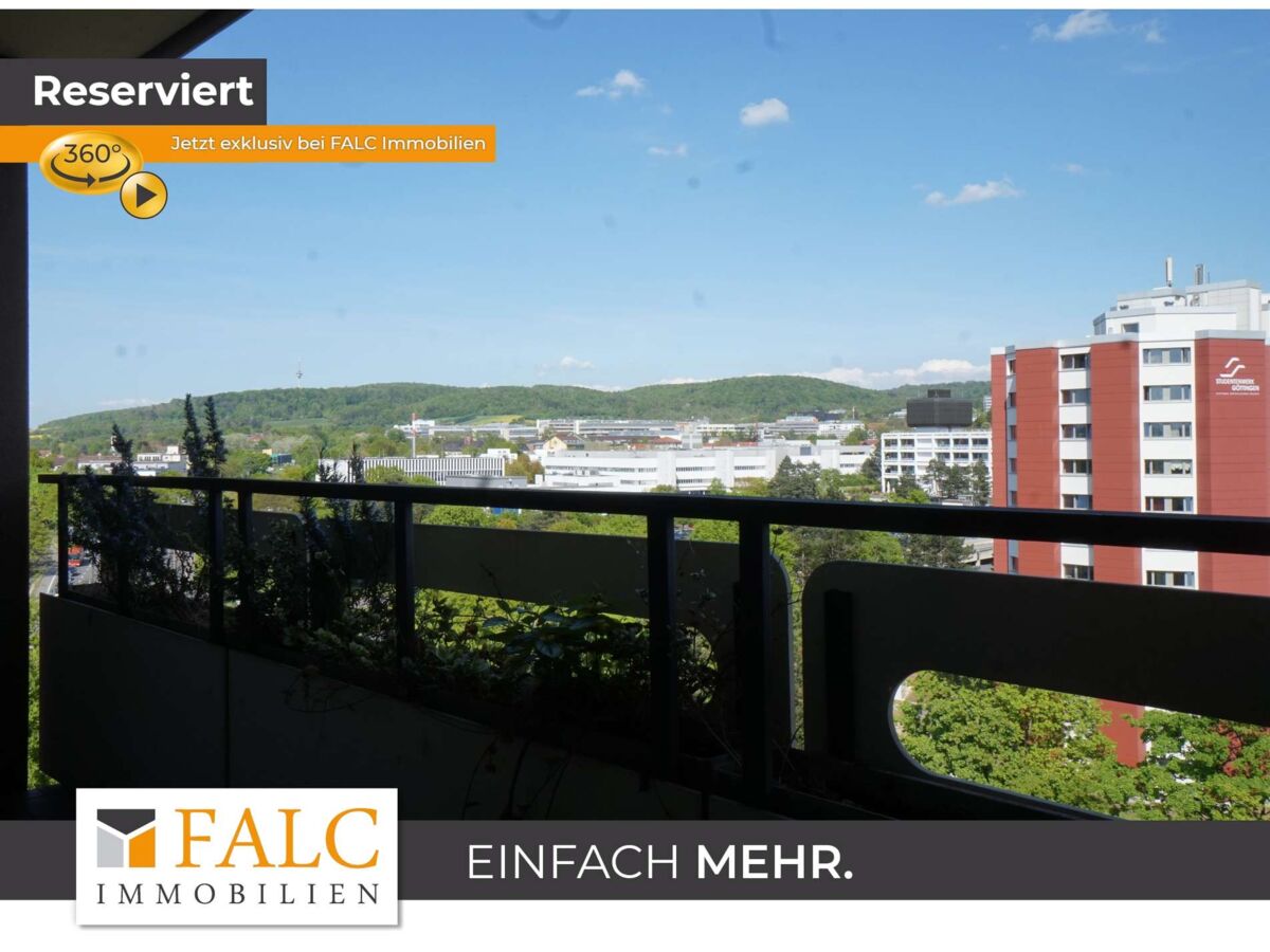 Blick vom Balkon
