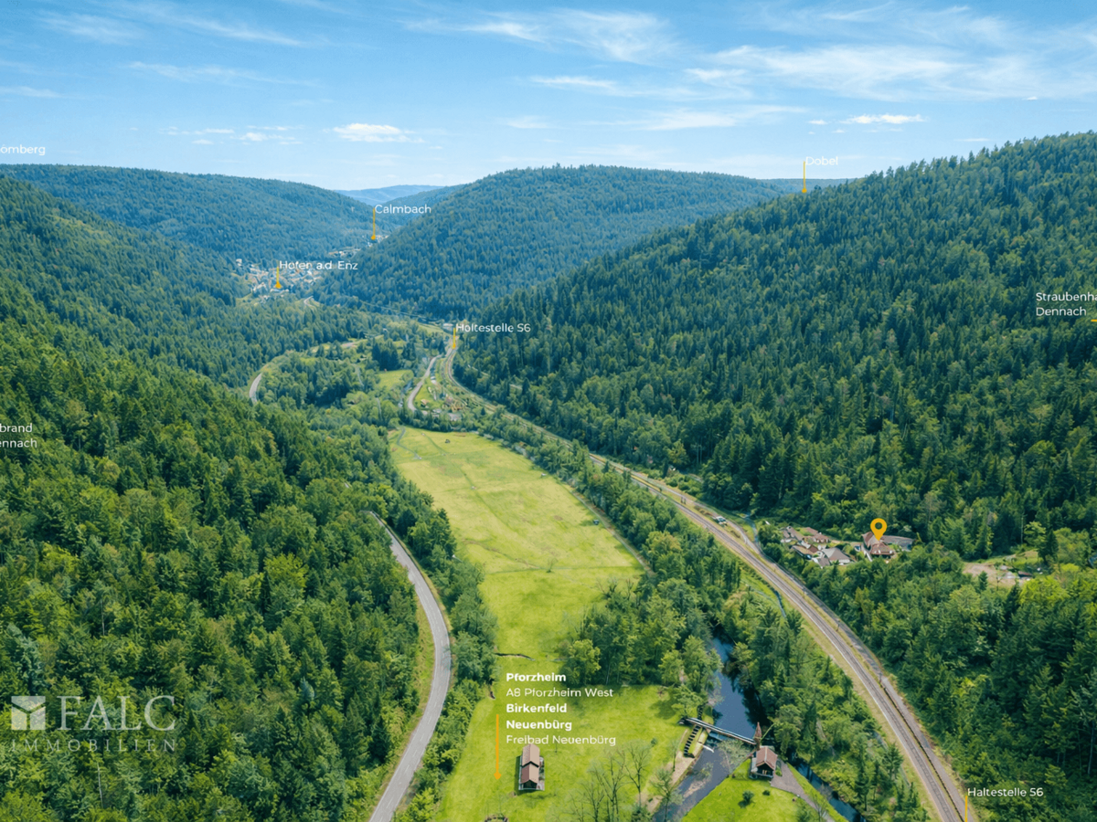 Enztal Richtung Dobel