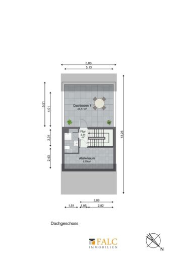 Grundriss Dachgeschoss
