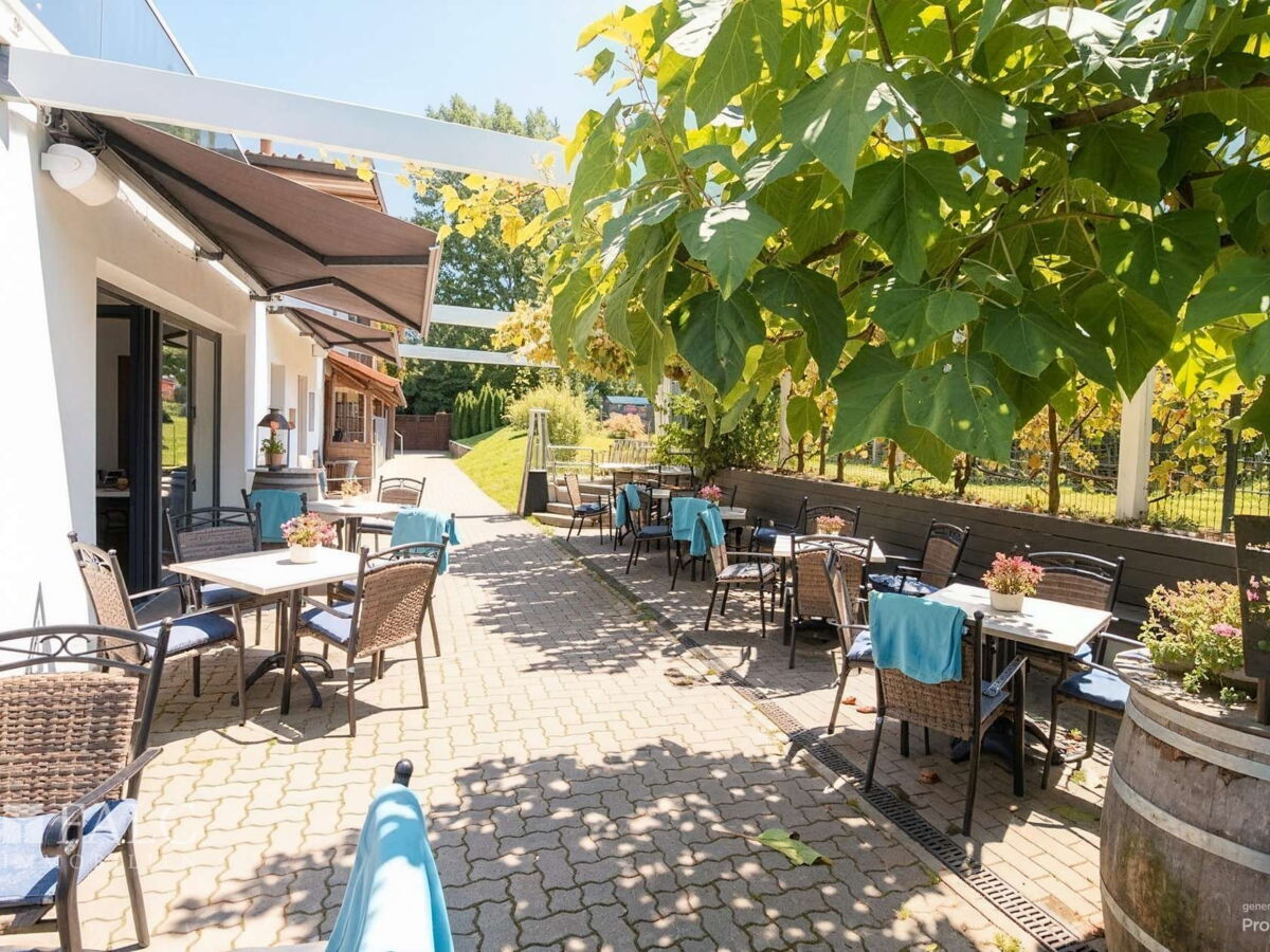 Außenbereich Café
