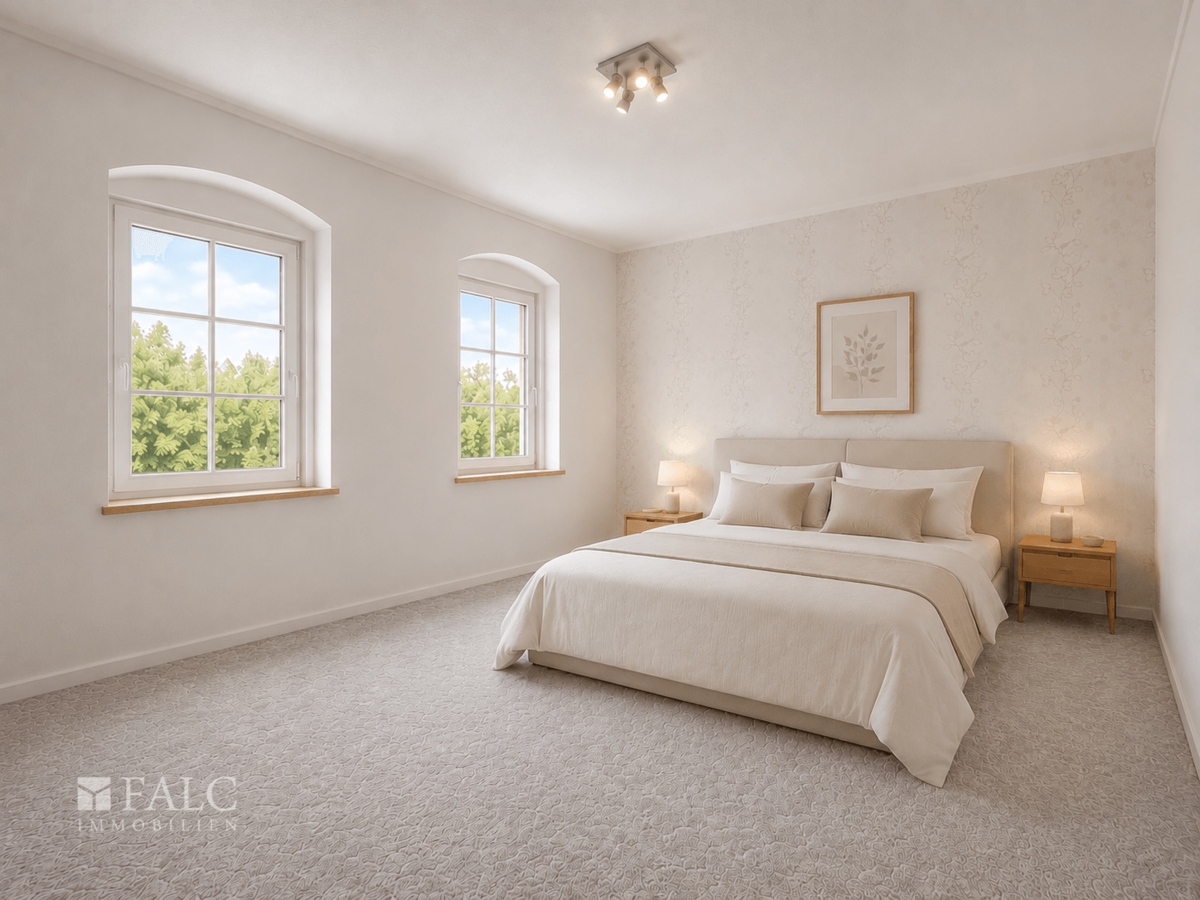 Schlafzimmer digital eingerichtet