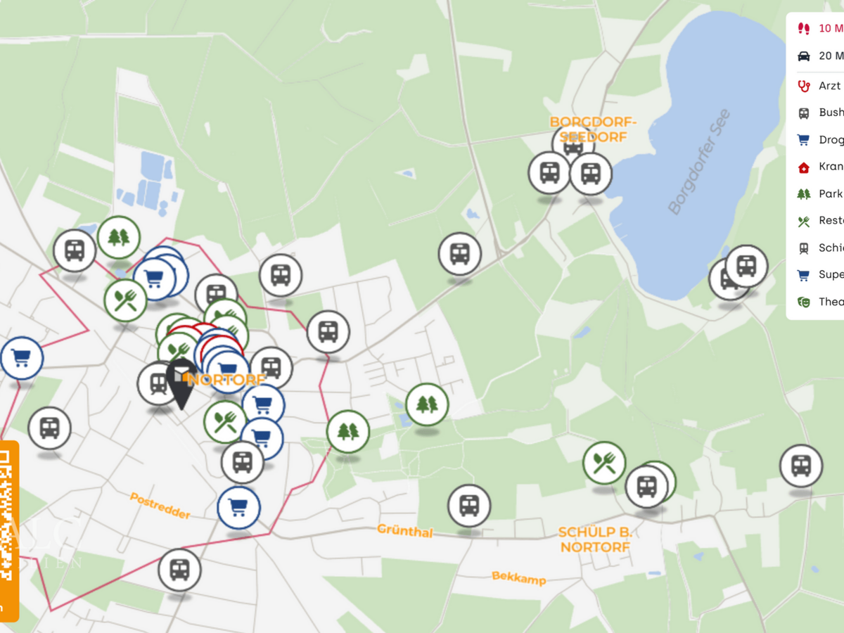 Lageplan (Makrolage)