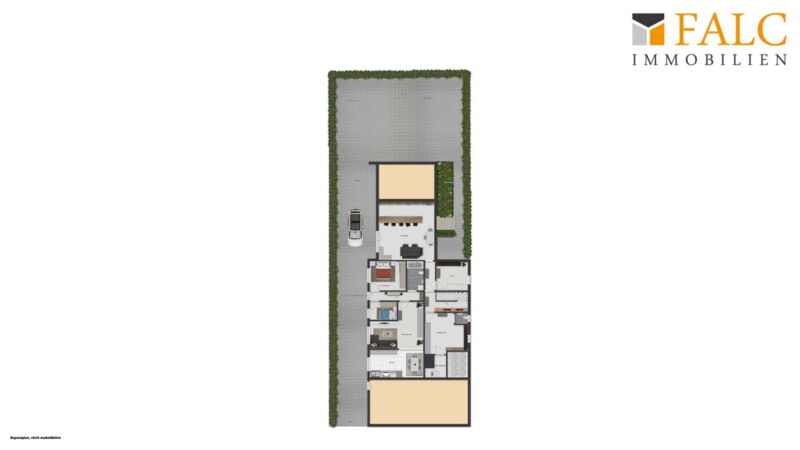 Grundriss UG mit Außenanlage