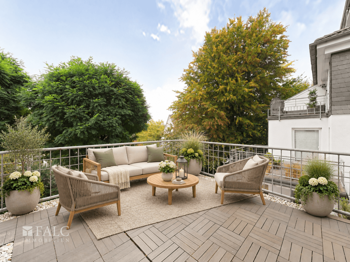 Balkon (KI-Visualisierung)
