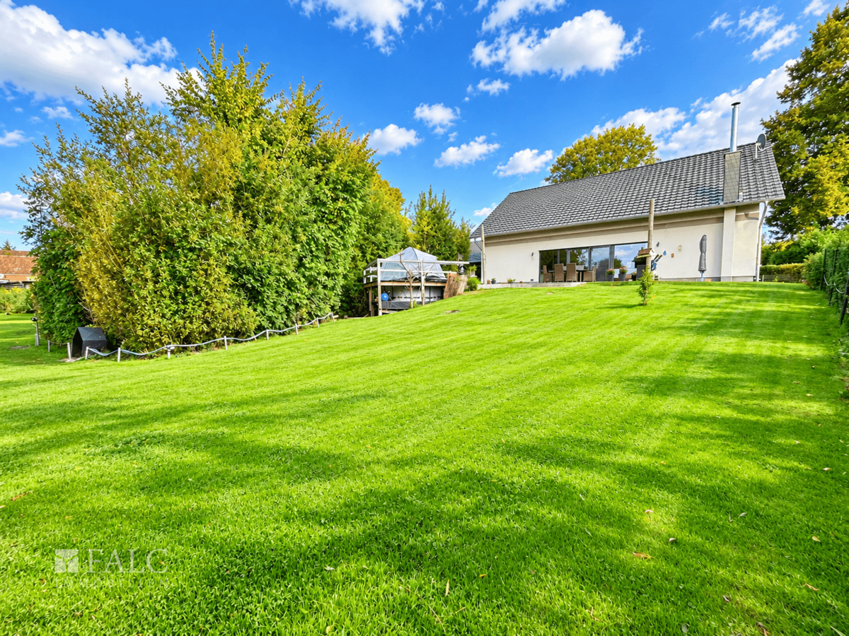Garten und Ansicht von hinten