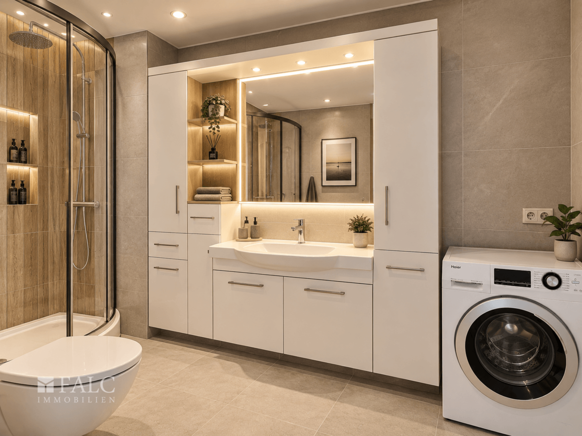 Badezimmer virtualisiert
