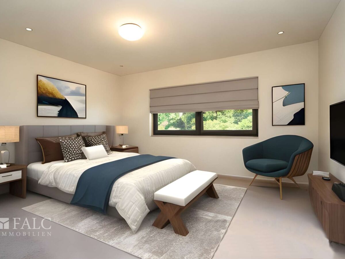 Schlafzimmer digital Staging
