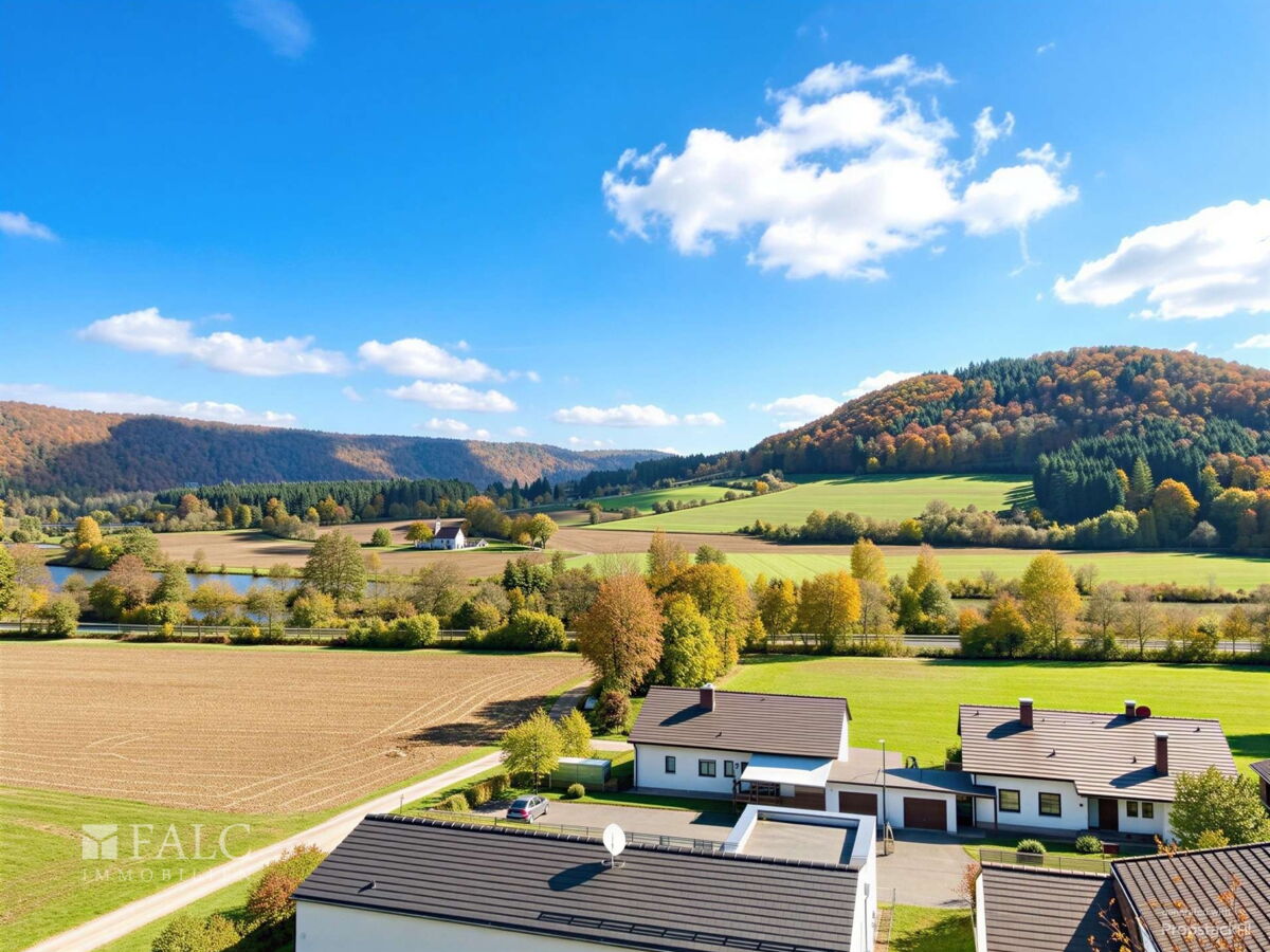 Süd-Fernblick, KI bearbeitet