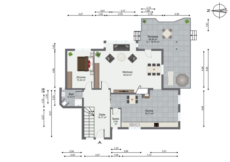 Grundriss EG