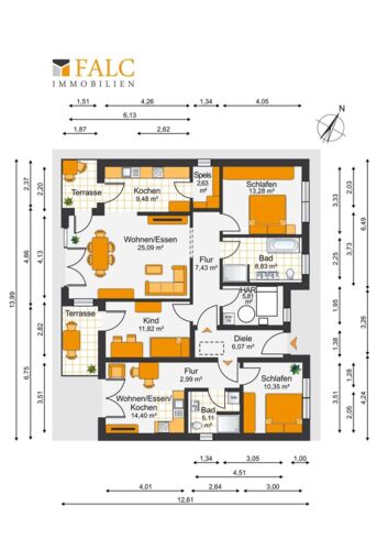 Grundriss Einliegerwohnung