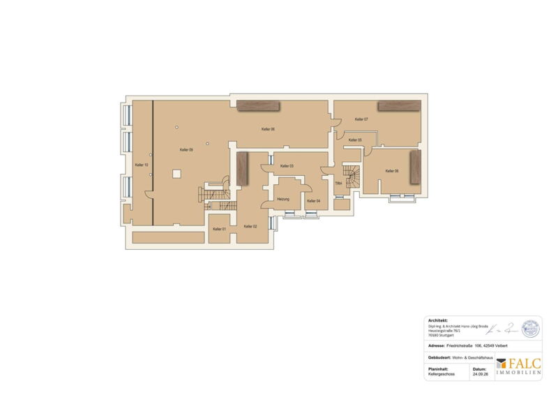 Grundriss Kellergeschoss