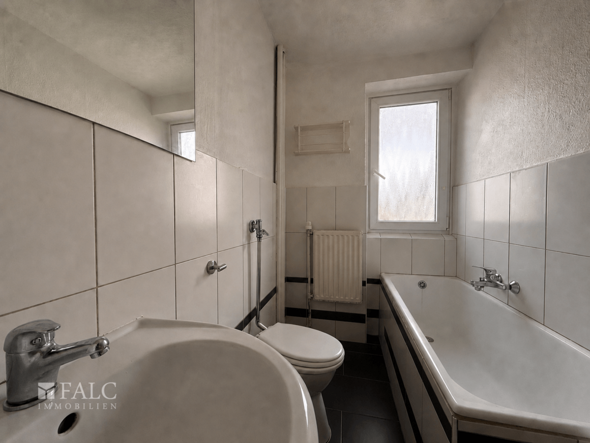 Wohnung 5 Badezimmer (Raum digital leergeräumt)