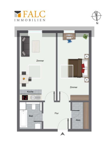 Grundriss WE 49