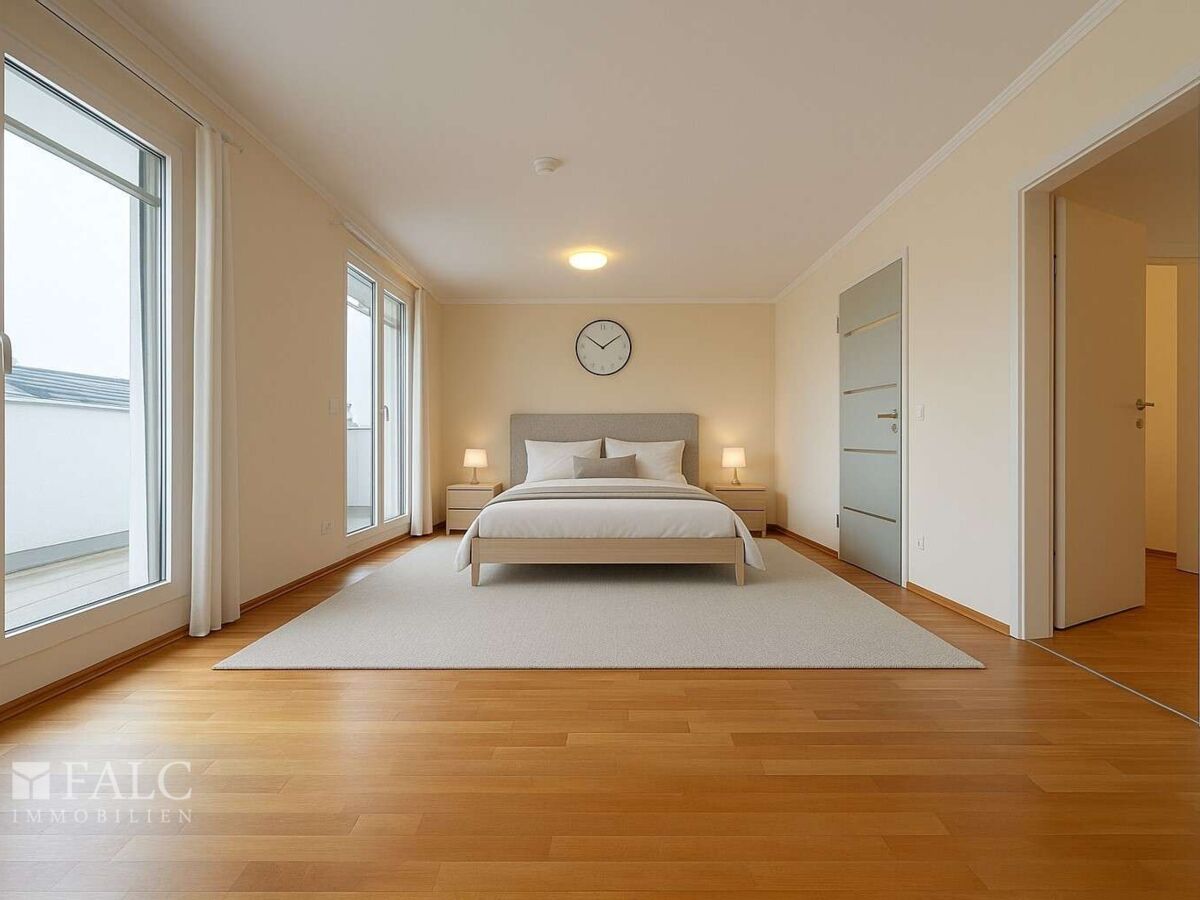 Schlafzimmer gestaged 
