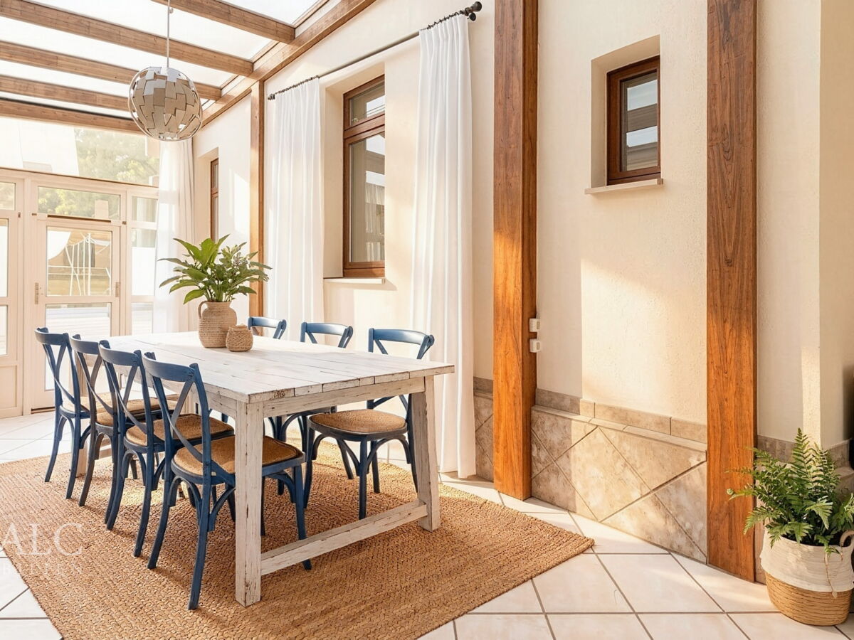 EG Wintergarten  - Esszimmer, Maritim - (KI generiert)
