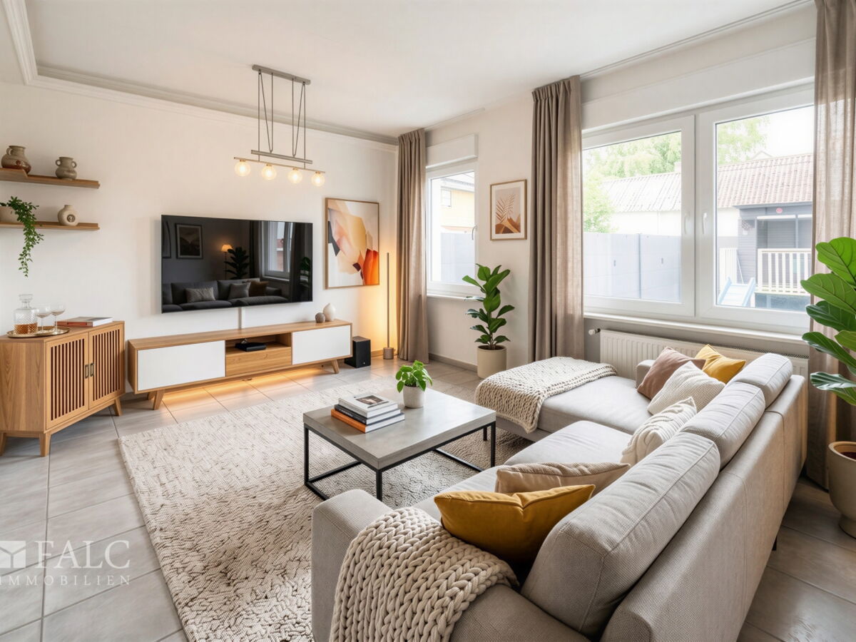Wohnzimmer - KI Staging