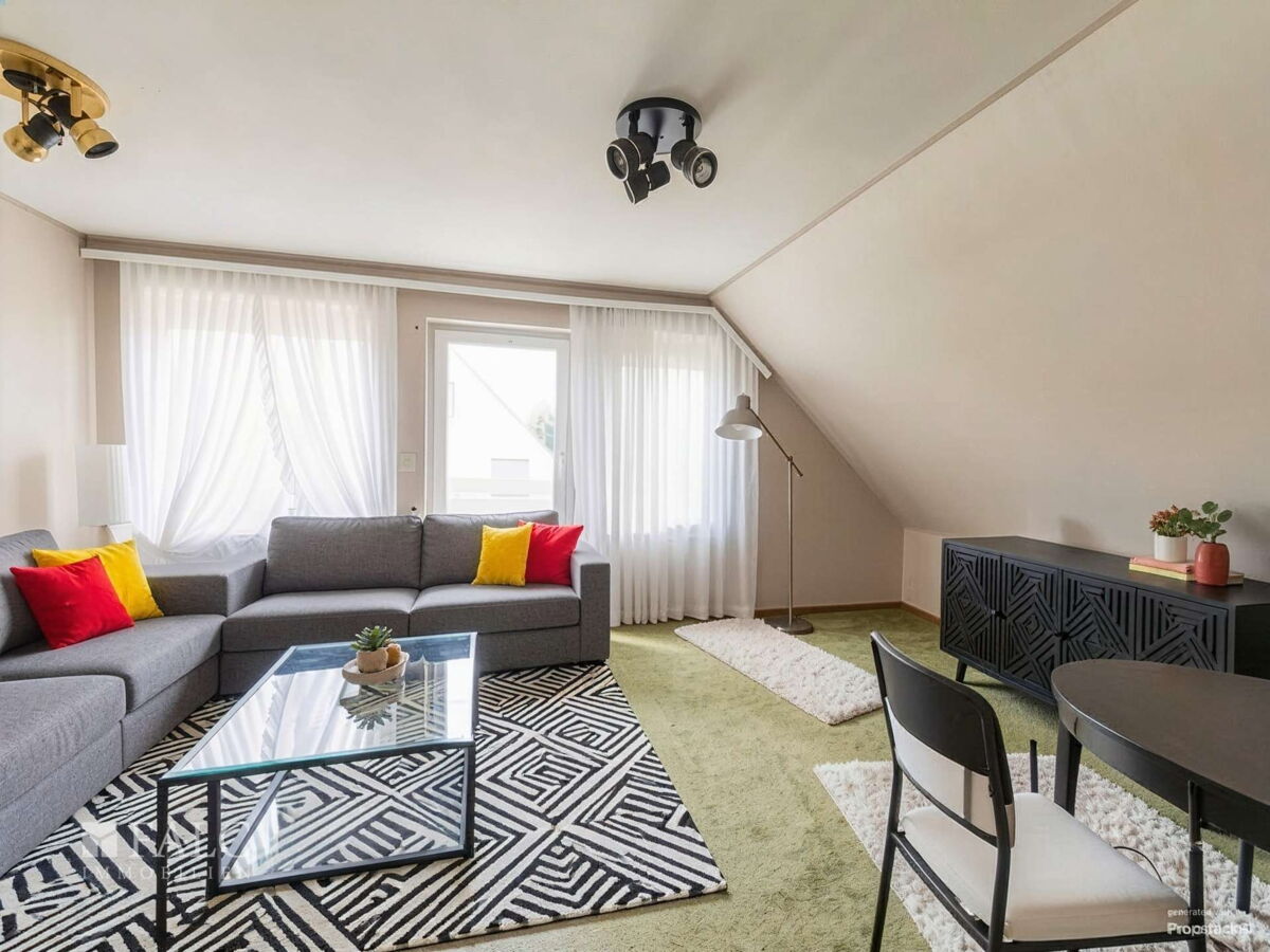 Wohnzimmer OG - Einrichtungsbeispiel (KI generiert) 