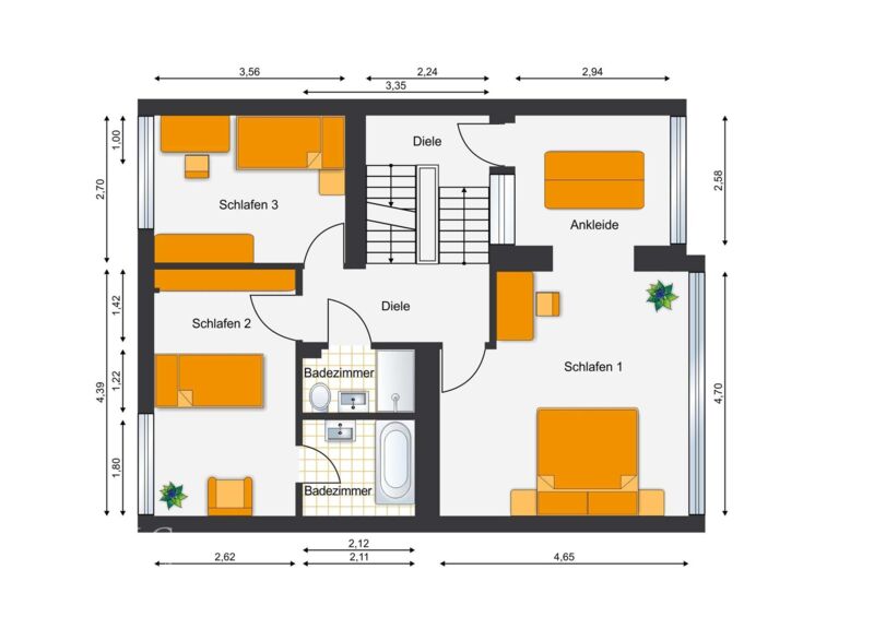 Grundriss OG,ZG