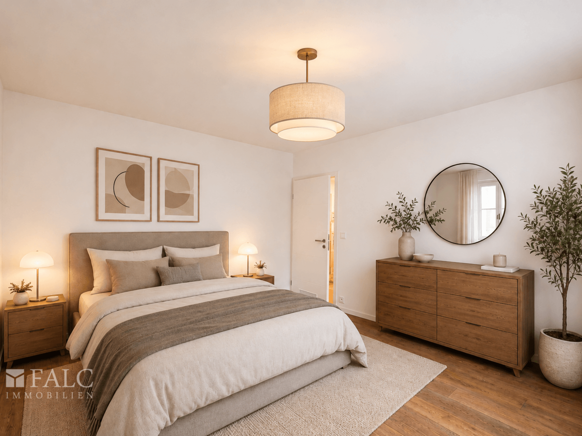 Einrichtungsbeispiel Schlafzimmer