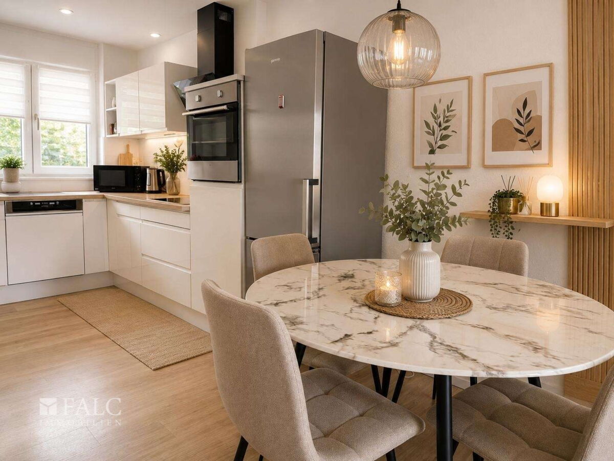 Küche mit Esszimmer