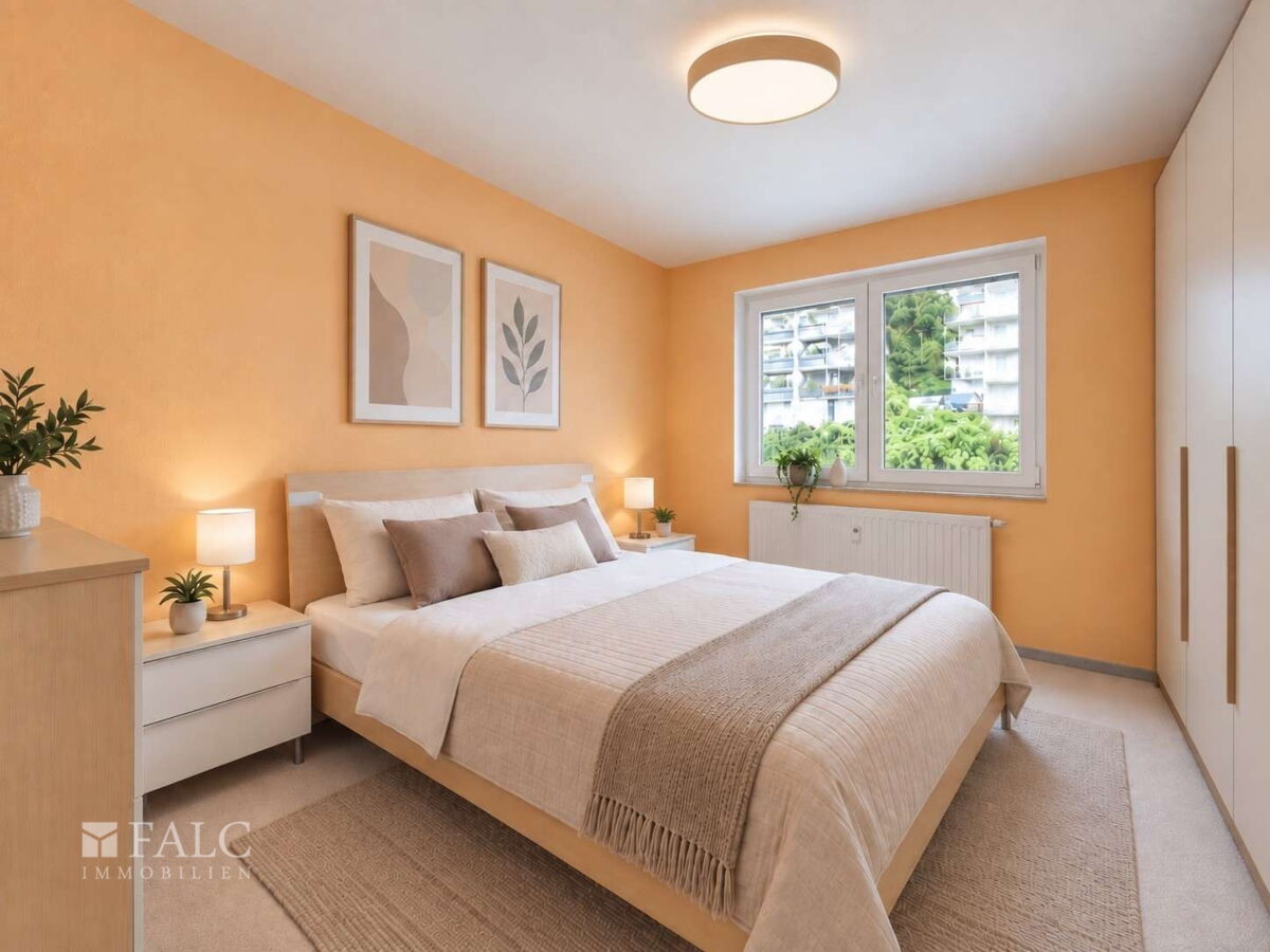 Schlafzimmer (digitales Home Staging)