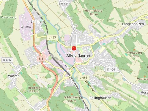 Lage in Alfeld