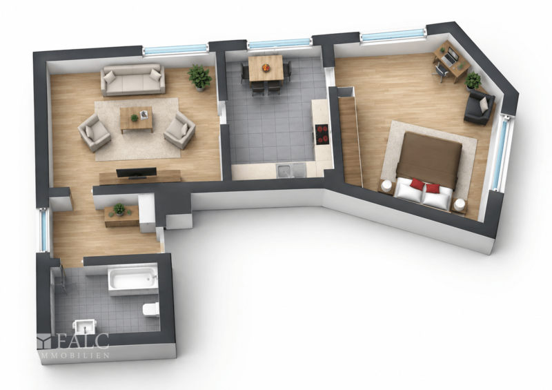 Grundriss - 3D Animation