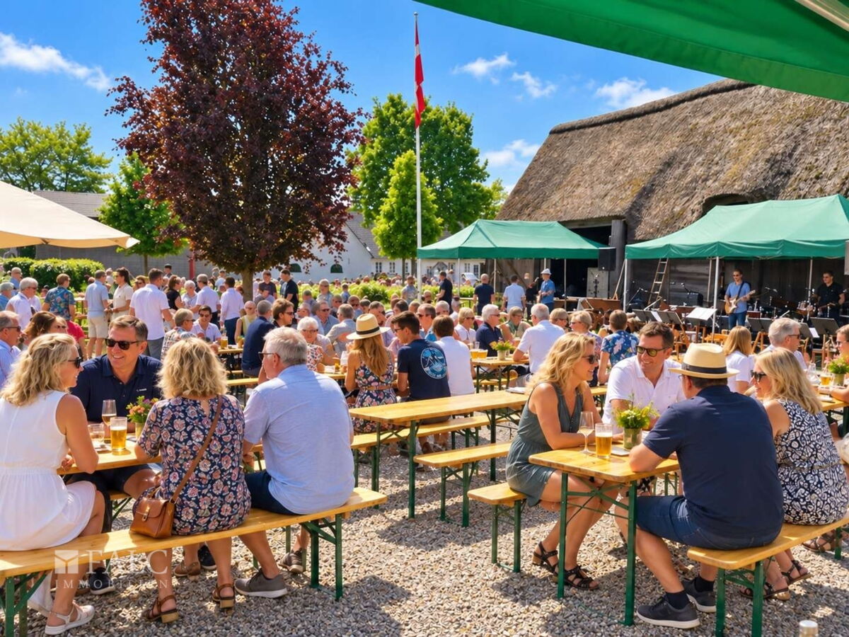 Innenhof vor dem Restaurant