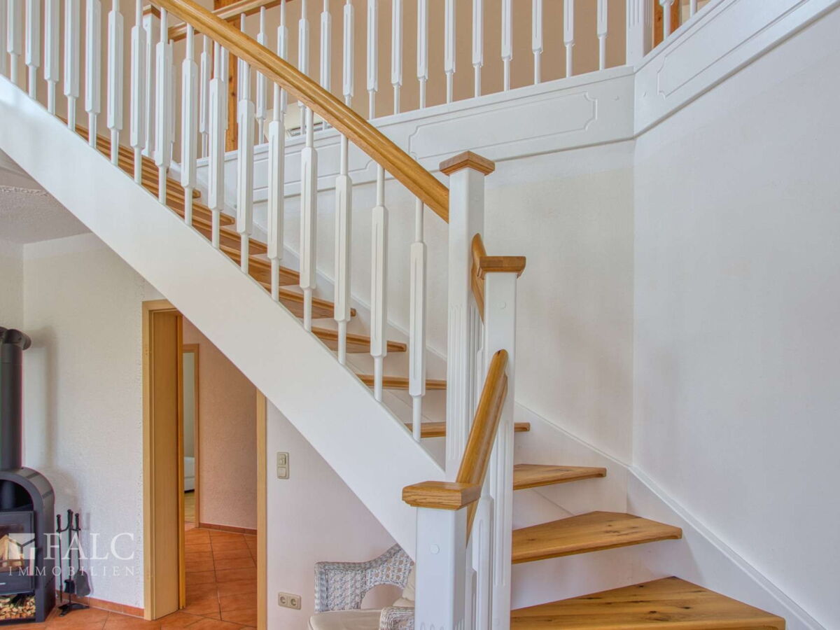 Treppe in das Dachgeschoss