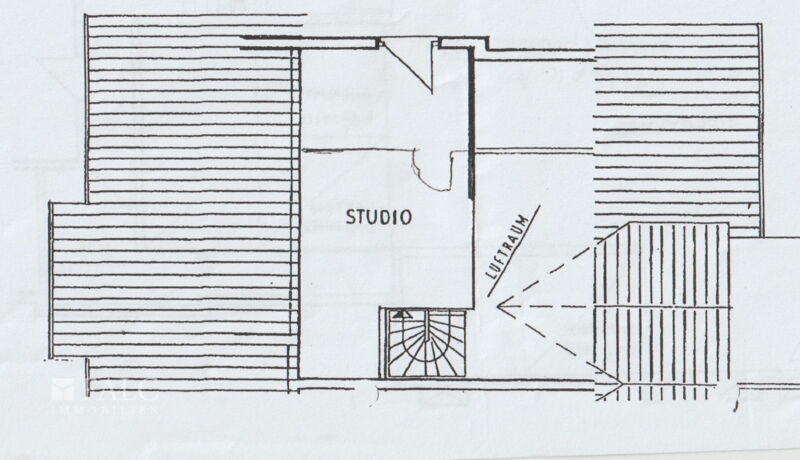Wohnung-Grundriss-Studio