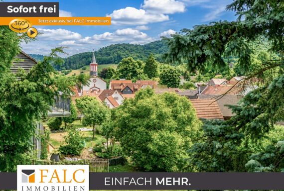 Blick vom Balkon