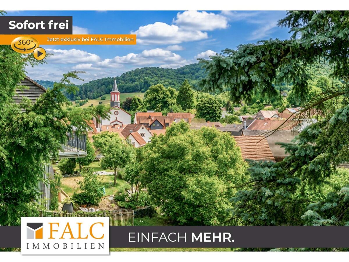 Blick vom Balkon